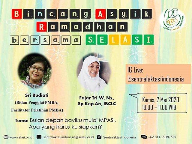 Tema : Bayiku Mulai MPASI, Apa yang Harus Ku Siapkan?