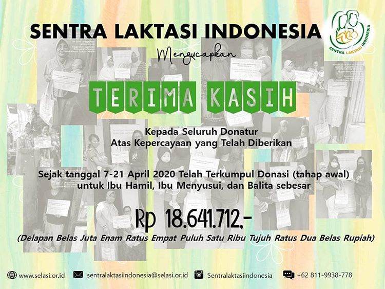 Terima Kasih Kepada Seluruh Donatur Selasi