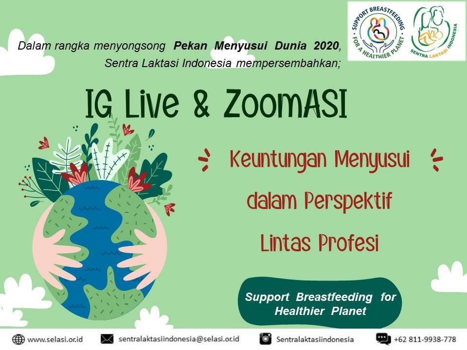 Keuntungan Menyusui Dalam Perspektif Lintas Profesi Live di IG SELASI